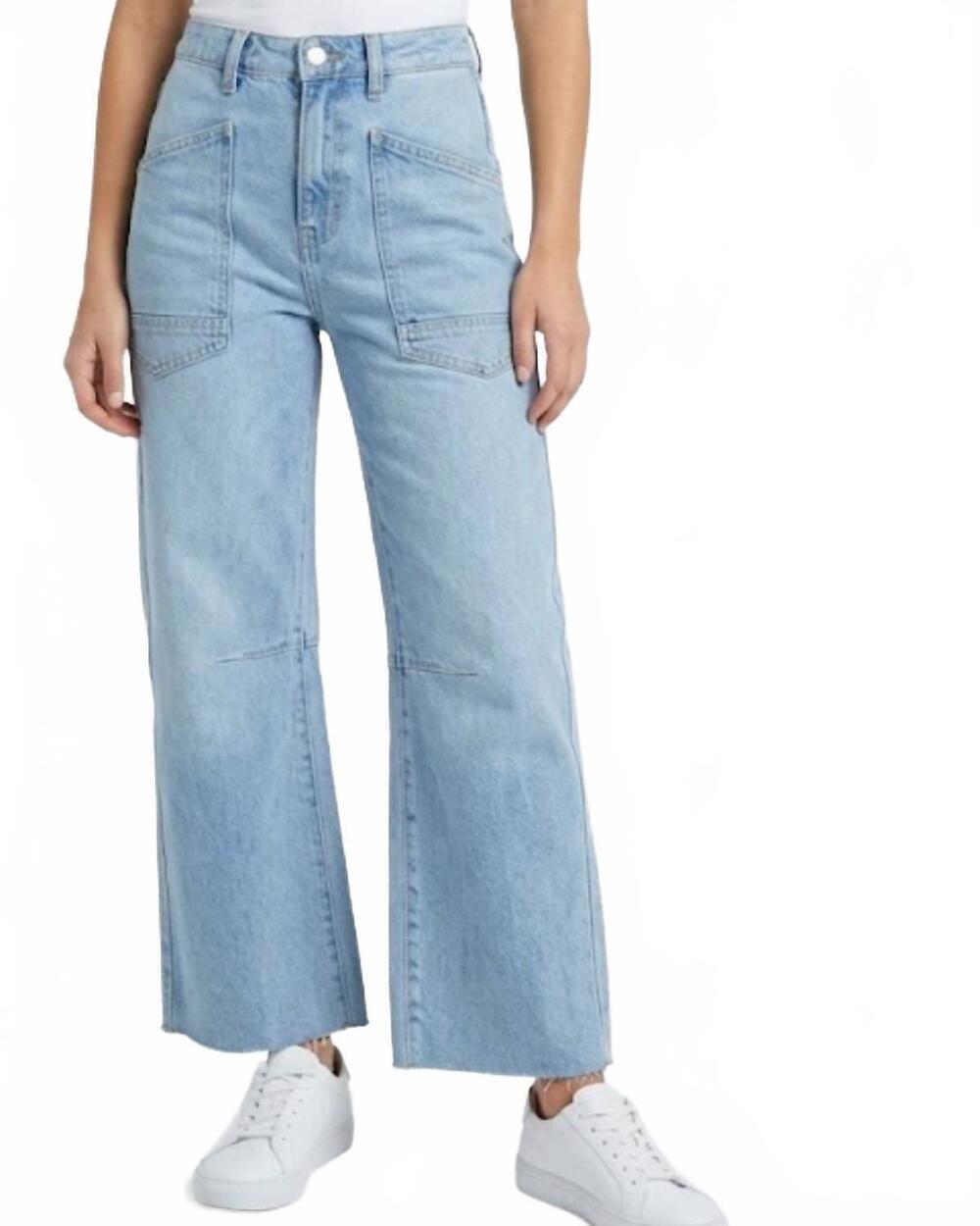 NEW LOVERVET kate high-rise fit with a barrel leg jeans in light blue
